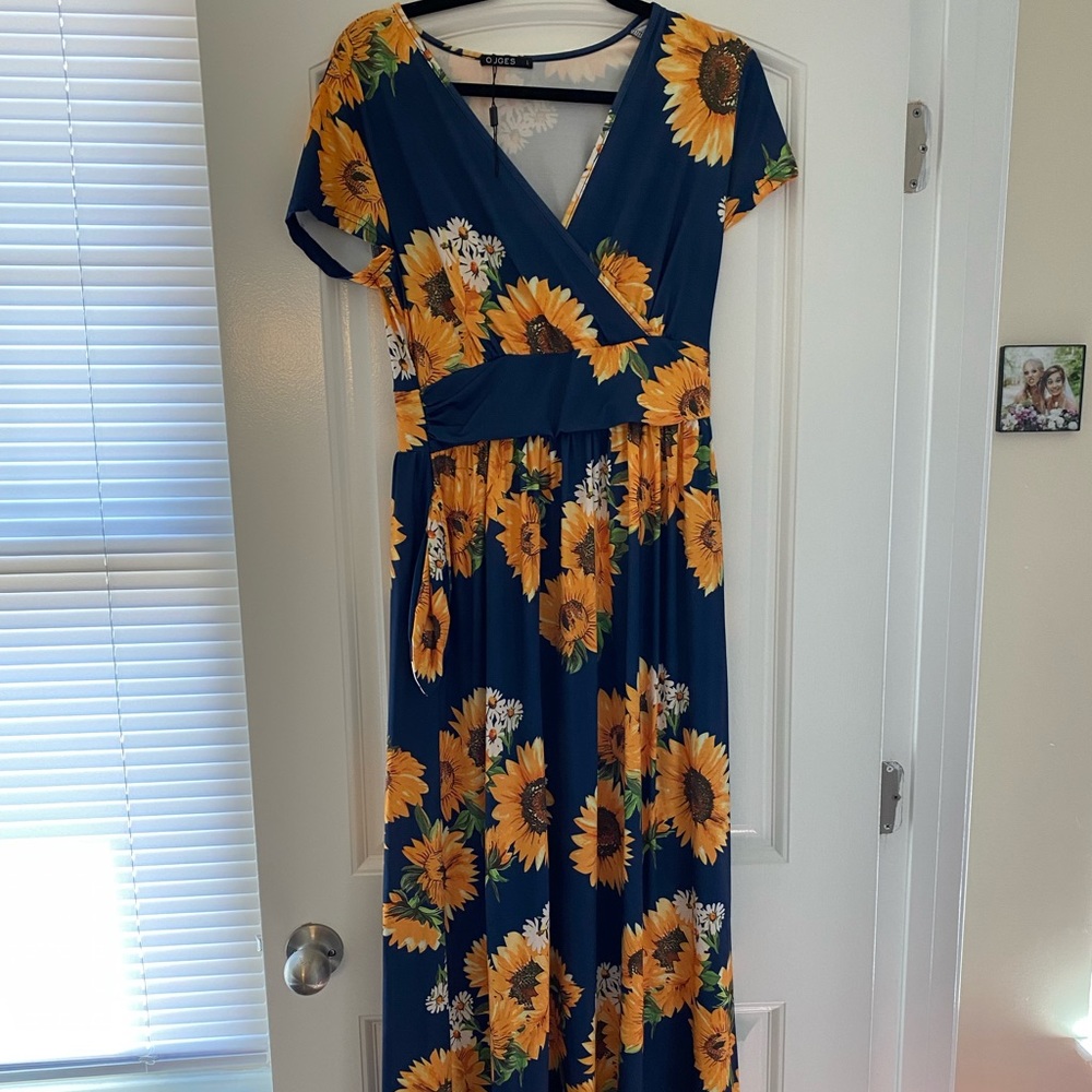 Sunflower Maxi Dress